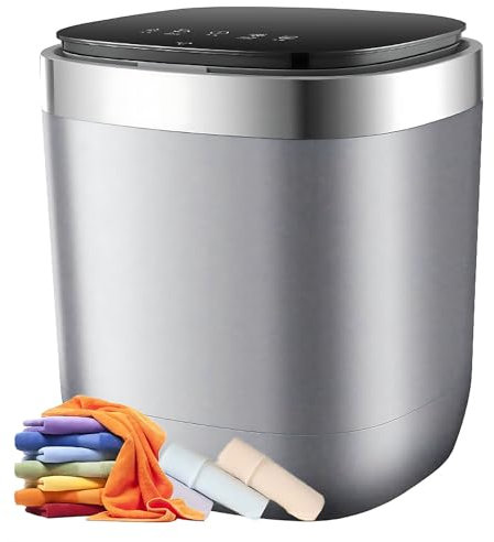 Lavadora Portátil 7l, Combinación De Lavadora 3 En 1 Completamente Automática Con Lavandería De Limpieza Profunda Y Compacta Para Ropa Interior, Ropa De Bebé, Calcetines, Ideales