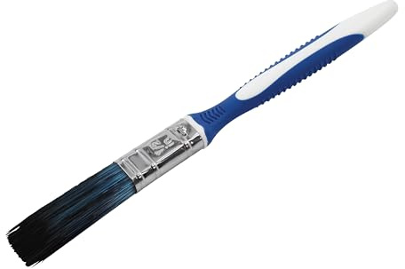 Faithfull Proflow Paint Brush 13mm (1/2in) – Painting & Decorating Brush with Securely Bonded Bristles with Treated Tips & Soft-Grip Handle for Water & Oil-Based Paints