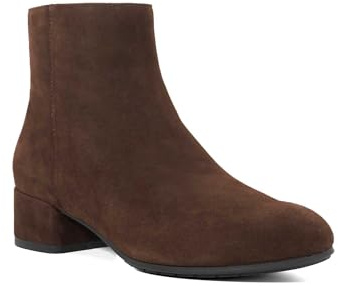 Dune London Ladies PIPPIE Low-Heel Ankle Boots Size UK 4 Suede