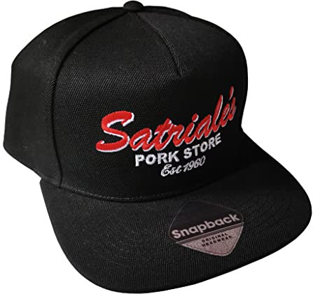 Satriales Pork Store Inspired by The Sopranos Snapback Cap Black