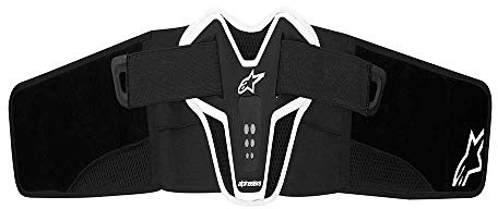 Alpinestars Black-White Saturn MX Kidney Belt