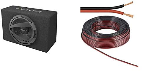 Hertz DBX 30 30.3 Sub Box 300 mm Pot. Max 1000W + Cavo Di Potenza 1,5 Metri collegamento Amplificatore