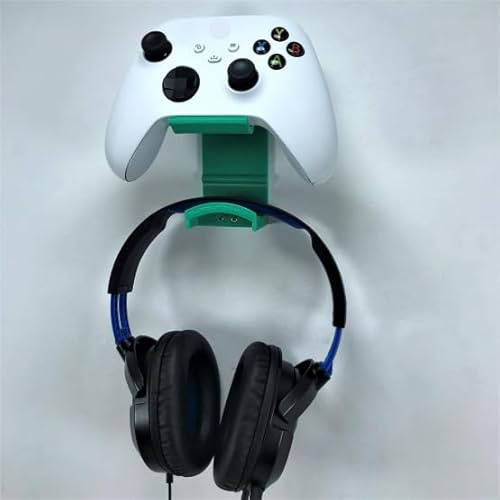 Xbox Controller Wall Mount & Headphone Holder Hanger Bracket (2 PACK) For Xbox Series X / Series S / One / One S / One X Remote [video game]