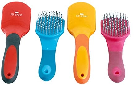 Premier Equine Soft Touch Mähnen- und Schweifbürste 6041, orange und bernsteinfarben, Einheitsgröße