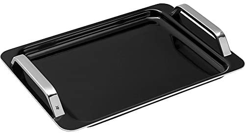 WMF Fusiontec 3in1 Grillplatte Induktion 41 x 30 x 6 cm, Teppanyaki Platte, große Oberfläche, High-Tech Keramik, für Herd, Grill, Backofen