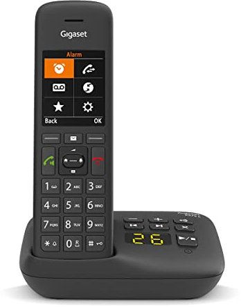 Gigaset Premium C575A Cordless Phone, Single Handset with Answer Machine and Nuisance Call Block