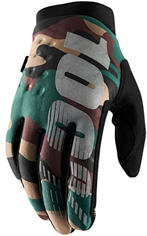 100% GUANTES Brisker Gloves, Unisex, Erwachsene, Mehrfarbig, S