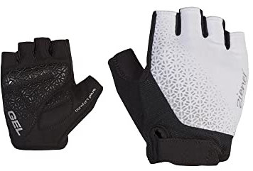 Ziener Damen CADJA Fahrrad-/Mountainbike-/Radsport-Handschuhe | Kurzfinger - atmungsaktiv/dämpfend, White, 8,5