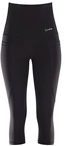 Winshape Damen Functional Comfort ¾-Tights Hwl215c “high Waist Leggings, Schwarz, L EU