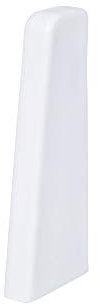 Leiste24 Außenecke für Dekor-Sockelleiste 40 x 15mm Weiß