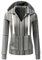 Cardigan Schwarz Had Tuch Winter Demonia Shaker Frauen Kleidung Festlich T Shirt Damen Kurzarm Pullover mit Daumenloch Pullover Long Pullover Damen Winter Hoddie Hoodie Livingguard T-Shirt