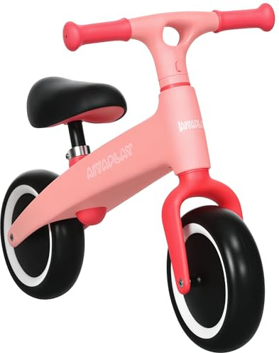 AIYAPLAY Baby Balance Bike Without Pedals Ages 1.5-3 Years up to 25kg Pink