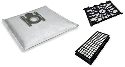 10 Staubsaugerbeutel + Filter-Set Kallefornia K28 + K752 + K810 passend für Siemens Q5.0 - VSQ5X1230 - Filterset bestehend aus Staubbeuteln, HEPA Filter und Motorschutzfilter