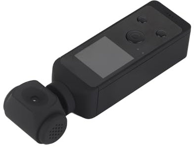 Bewinner Videocamera D'azione 4K30FPS, Videocamere Subacquee 30M, Videocamera Tascabile Girevole a 270 Gradi con Clip per Microfono, Schermo LCD HD da 1,3 Pollici, Videocamera Vlog per