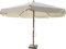Megashopitalia Ombrellone da Giardino in Legno a 8 Stecche con finitura in Ottone Telo 250gr/mq Impermeabile (⌀3.5 MT Tondo)