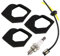 MCHNIC 3x Luftfilter mit Zündkerze für Honda GX25 GX25N GX25NT GX25T UMK425 ULT425 UMS425 HHT25S Rasentrimmer Freischneider Ersetzt 17211-Z0H-000