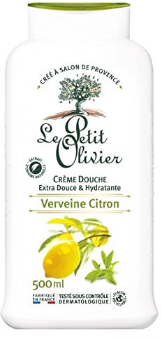LE PETIT OLIVIER - Crème Douche Verveine Citron 500ml - Douceur et Fraîcheur pour votre Peau - Gel Douche Hydratant et Rafraîchissant. - Lot De 3 - Vendu Par Lot