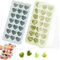 2 Pack Heart Shaped Ice Cube Trays with Lids, Heart Ice Molds - 42 Hole Silicone Molds for Whiskey, Cocktail, Fun Shapes - Chocolate, Candle, Candy, Jelly
