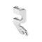TISEKER Pied presseur FOOT66 en acier inoxydable pour machine à coudre Singer 446014-1,155964