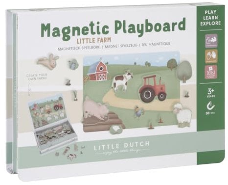 Little Dutch 7159 Little Farm Boîte de jeu magnétique