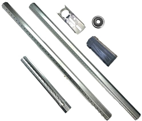 Selve Stahlwelle Set Rolladenwelle Steckwelle von 30-500 cm | Komplettset SW60 Rostfrei, inkl. allem benötigten Zubehör (Inklusive Gegenlager SW60 (Walzenkapsel, Kugellager, Gegenlager), 220 cm)