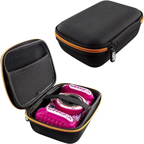 caseroxx Sac pour Appareil Photo Enfant adapté pour V-Tech KidiZoom Print Cam dans de Nombreuses Couleurs et Designs, Sac de Rangement Protecteur