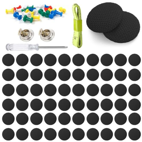Dachhimmel Reparatur Set Schwarz, 65 stück Auto Dachhimmel Reparatur Set, Dachhimmel Reparaturset