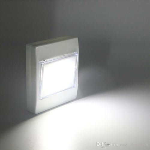 Inbrackets Led Stick On Magnetic Battery Wall Light Switch Night Light Shed Closet Bright 3w (1)