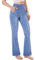 Chasehot Bootcut Jeans Damen, High Waist Stretch Jeggings Damen mit 4 Taschen Jeanshose zum Anziehen Schlaghose Jeans,Hellblau-M-31