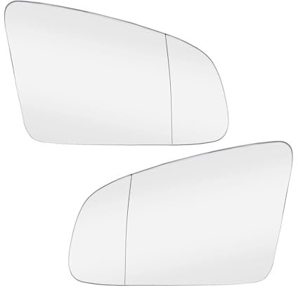 PARUAMKRV Außenspiegel Glas 8E0857535 Für A3 Für 8P Für A4 Für B6 Für A6 2005-2008 Auto Rück Stick Spiegel Glas Seite Flügel Spiegel Glas Außen Teile Ersatzspiegelglas(Left and Right)