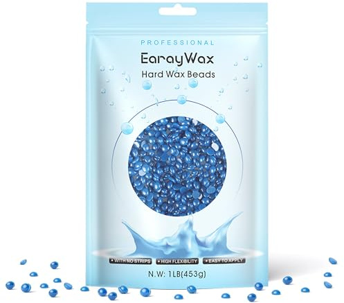 Hard Wax Beads, 450g, Wax for Coarse Hair Removal, Sensitive Skin, Full Body, Women and Men