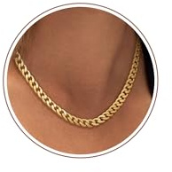 Tewiky Layered Halskette für Damen, 14K Gold Silber Cuban Paperclip Kette | 14k Vergoldete Mehrlagige Halskette Cuban-Paperclip, Praktischer Verschluss, Modischer Schmuck für Alltag & Geschenke