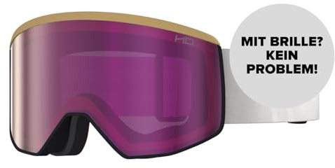 ATOMIC FOUR PRO M HD Skibrille I Mittelgroße Ski- & Snowboardbrille mit HD Scheibentechnologie für klare Sicht I Damen- & Herren-Ski-Brille mit Live Fit Rahmen für individuelle Passform