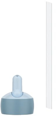 Mepal Campus Verschlussdeckel Flip-Up, Ersatzdeckel für Thermoflasche Wasserflasche und Trinkflasche, Ersatzteil inklusive Dichtungsring & Ersatz-Trinkhalm, PP/Silikon, Cool Blue