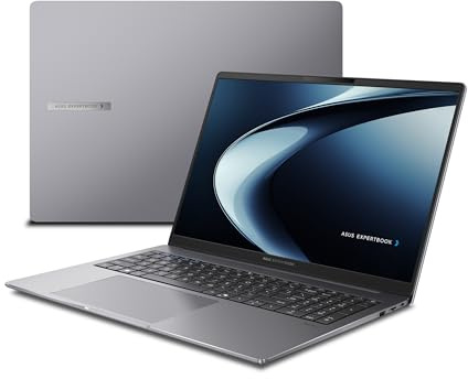 ASUS ExpertBook PM3 Computer portatile professionale da 16, processore AMD Ryzen AI 7 350, 32 GB di RAM, 1 TB SSD, WiFi 7, Windows 11 Pro, grigio nebbioso, PM3606CKA-XS76