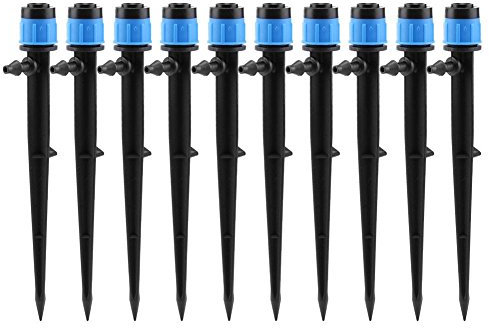 360° Bewässerung Sprinkler Bewässerungssystem Tropfer Garten Bewässerungsdüse Sprühdüse (10Pcs)