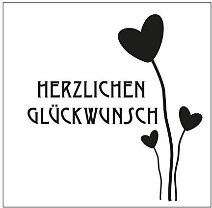 Vaessen Creative Kunst Schablone Stencil, Herzlichen Glückwunsch, zum Hinzufügen Farbiger Muster und Strukturen zu Bastelprojekte, 15 x 15 cm