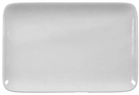 Butterplatte rechteckig 20cm RONDO/LIANE WEISS UNI Seltmann**2 (2 Stück)