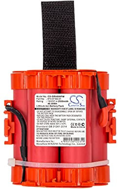 Replacement Battery for Flymo 1200R 1200 R Gardena 124562 R38Li R50Li R75li Mahroboter R40Li R45Li R70Li R80Li Husqvarna Automower 105305 308308x,fits part no 586 57 62-01 574 47 68-01 18.0V 2500mAh