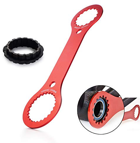 Fahrrad-Multifunktions-BB-Schlüssel, Fahrrad-Innenlager-Schlüssel Tretlagerwerkzeug, Geeignet für DUB/TL-FC32 / TL-FC25 / TL-FC24, Geeignet für Fahrradreparaturen