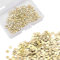 AIEX 0,5 Gramm Gelb Gold Löten, Ultrakleines 14k Goldlot mit Flussmittel Niedertemperatur-Schweißen für DIY-Schmuckherstellung Reparatur Elektronisches Löten (2 x 2 mm Durchmesser)