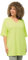 Ulla Popken Maglietta Basic, Scollo a V, Rilassata, A Mezza Manica T-Shirt Donna, Verde Lime, 52-54