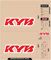 Set di adesivi Fork Decal KYB Fantic Beta rosso