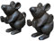 Cast Iron Mouse Decorative Doorstop (Pack of 2)