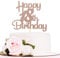 Sotpot Rose Gold Glitter 18 Cake Topper, 18th Birthday Cake Decorations for Birthday Party Anniversary Party Supplies