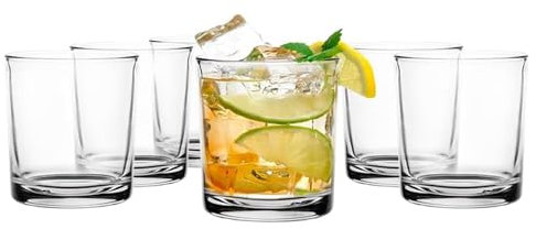 Glasmark KROSNO 1992 Ensemble de Verres Boire Eau Cocktails Jus Compatibles Lave-vaisselle 6x220 ml