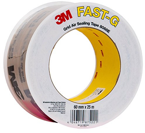 3M Cinta de Sellado de Aire Flexible 8068E - FAST G, Marrón claro, 50 mm x 25 m, 1.3 mm