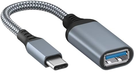 MMOBIEL Cavo OTG USB-C a USB Femmina 3.0 - Trasporto Dati a 5 Gbps - Adattatore per iPhone 16 15, iPad, MacBook Pro/Air, Samsung Galaxy S25/S24/S23/S22/S21 ecc.
