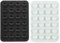 LuLiyLdJ coque ventouse, ventouse coque telephone, coques de téléphone à ventouse en silicone avec support adhésif, support antidérapant mains libres pour téléphone portable, 2 pièce