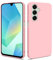 HSP Cover per Samsung Galaxy A16 4G / 5G [repellente alla polvere] Custodia protettiva in silicone TPU premium | antigraffio antiurto | Protezione della fotocamera | Vestibilità sottile | Rosa